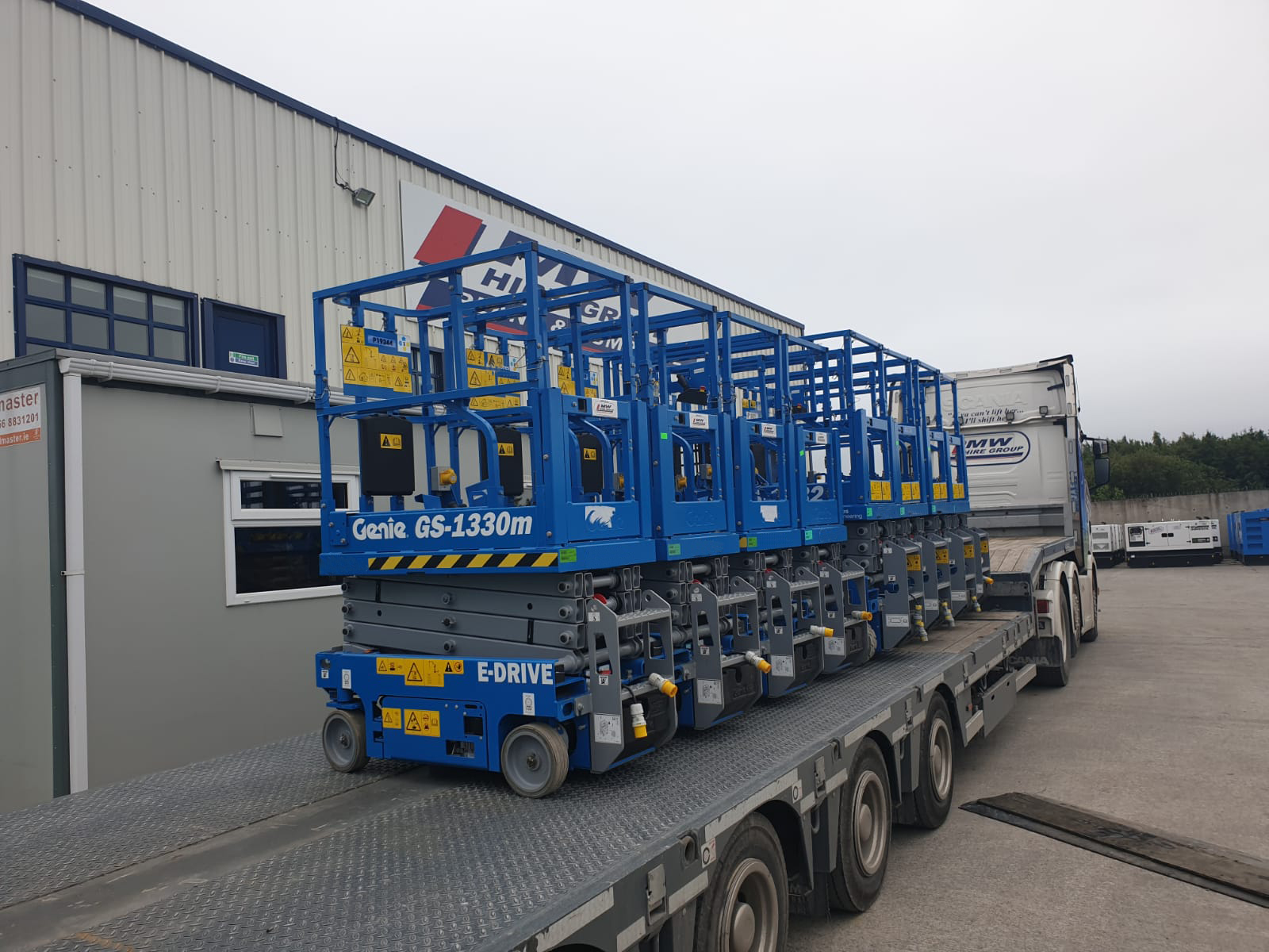 Load of Genie Scissors lifts loaded.... SOLD... to a Dublin based customer